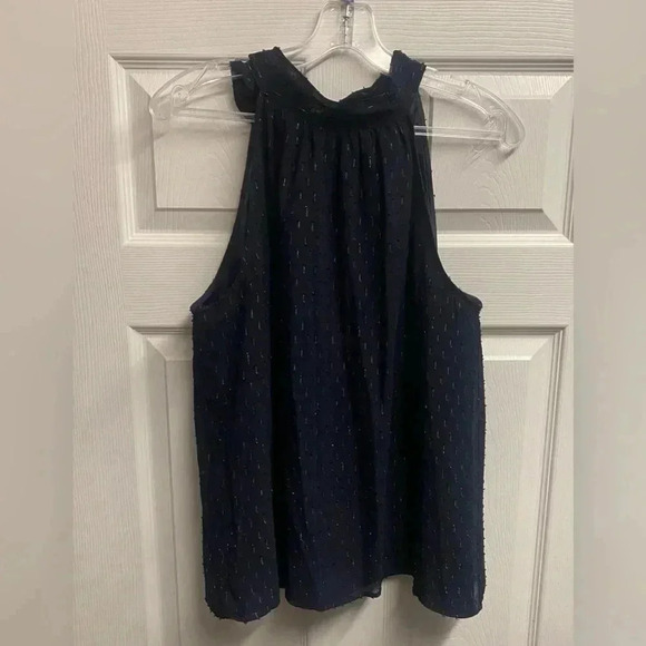 *SOLD*J. Crew Halter Top With Shimmer Design Size 12 - Picture 2 of 6